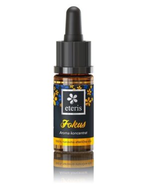 Moj Eteris Fokus aroma koncentrat - steklenička s kapalko, 10 ml Moj Eteris Fokus aroma koncentrat - steklenička s kapalko, 10 ml