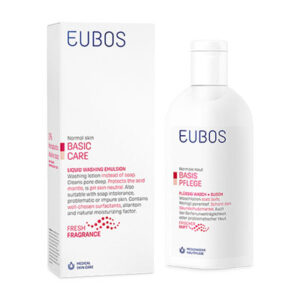 Eubos Basic Care Odišavljena čistilna emulzija brez mila za telo, 200 ml
