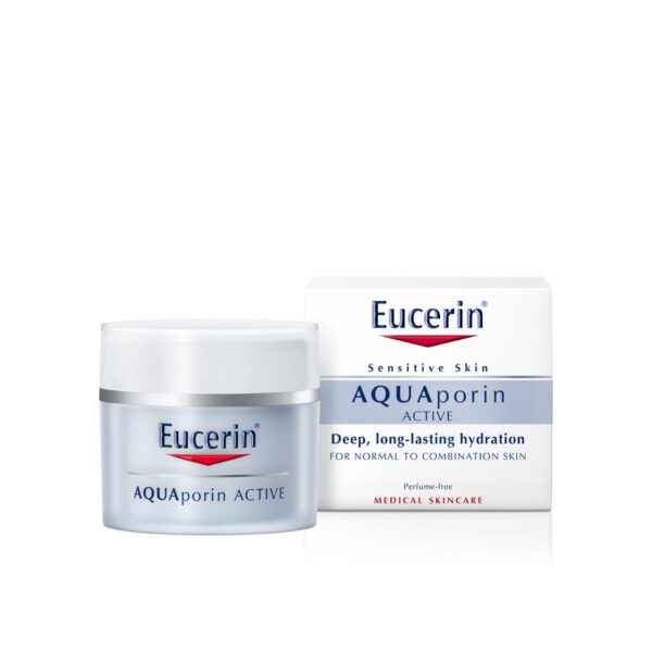 Eucerin AQUAporin ACTIVE vlažilna nega za normalno do mešano kožo, 50 ml Eucerin AQUAporin ACTIVE vlažilna nega za normalno do mešano kožo, 50 ml