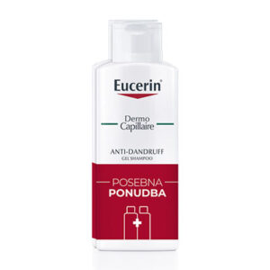 Eucerin DermoCapillaire šampon proti prhljaju - suhi prhljaj, 2 x 250 ml