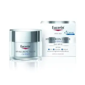Eucerin Hyaluron-Filler + 3x Effect dnevna krema za suho kožo ZF 15, 50 ml