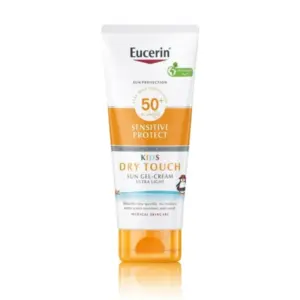Eucerin Sun Kids Sensitive Protect Dry Touch kremni gel za zaščito otroške kože pred soncem ZF 50+, 200 ml