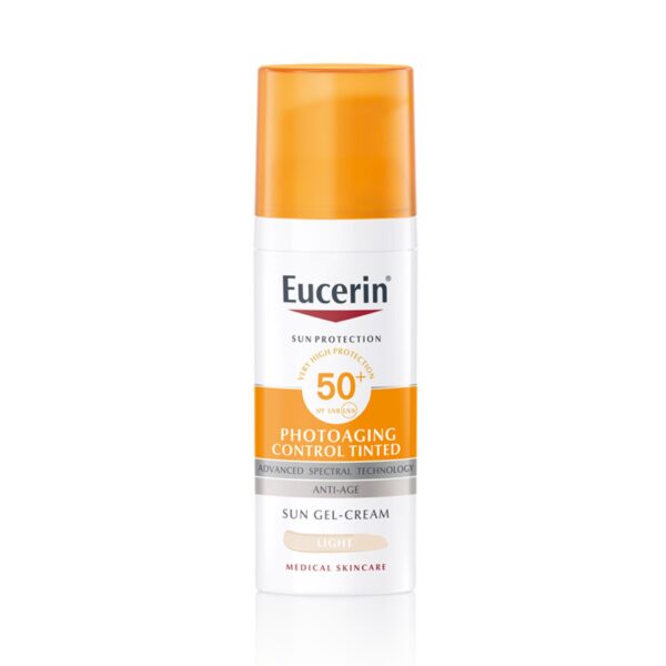 Eucerin Sun Photoaging Control obarvan kremni gel za zaščito obraza pred soncem ZF 50+ light, 50 ml Eucerin Sun Photoaging Control obarvan kremni gel za zaščito obraza pred soncem ZF 50+ light, 50 ml