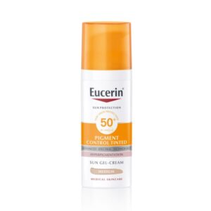 Eucerin Sun Pigment Control obarvan fluid za zaščito obraza pred soncem ZF 50+ medium, 50 ml Eucerin Sun Pigment Control obarvan fluid za zaščito obraza pred soncem ZF 50+ medium, 50 ml