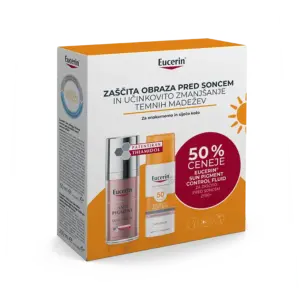 Eucerin Sun paket: Anti-Pigment Dual serum 30 ml + Pigment Control ZF 50+ 50 ml