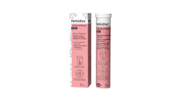 Femidoc Uro Express FIZZ šumeče tablete, 14 tablet Femidoc Uro Express FIZZ šumeče tablete, 14 tablet