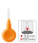 Paro Flexi grip stožčasta medzobna ščetka (oranžna) – 1,9/5,0 mm, 4 medzobne ščetke Paro Flexi grip stožčasta medzobna ščetka (oranžna) – 1,9/5,0 mm, 4 medzobne ščetke