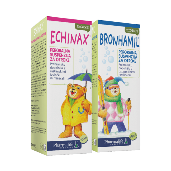 Fitobimbi dvojček: Echinax in Bronhamil, 2 x 200 ml Fitobimbi dvojček: Echinax in Bronhamil, 2 x 200 ml