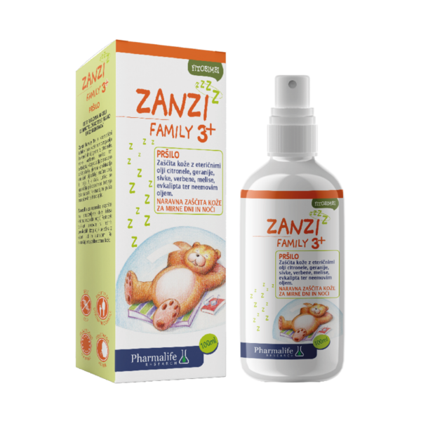 Fitobimbi Zanzi Family 3+ pršilo, 100 ml Fitobimbi Zanzi Family 3+ pršilo, 100 ml
