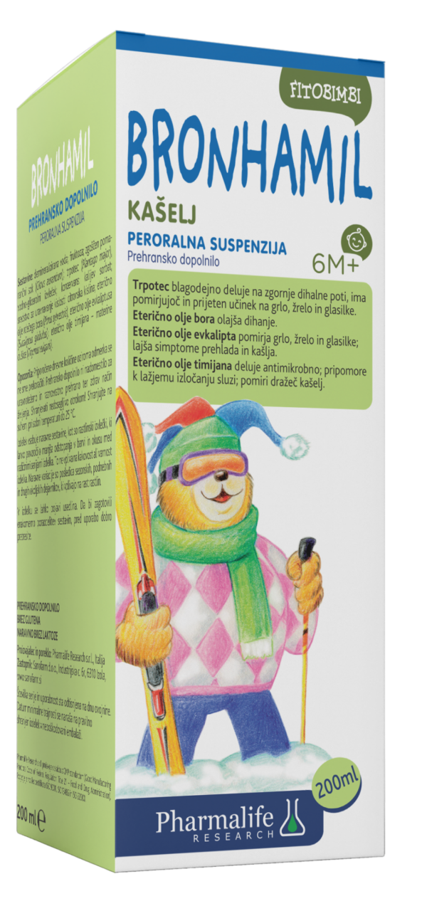 Fitobimbi Bronhamil peroralna suspenzija, 200 ml Fitobimbi Bronhamil peroralna suspenzija, 200 ml