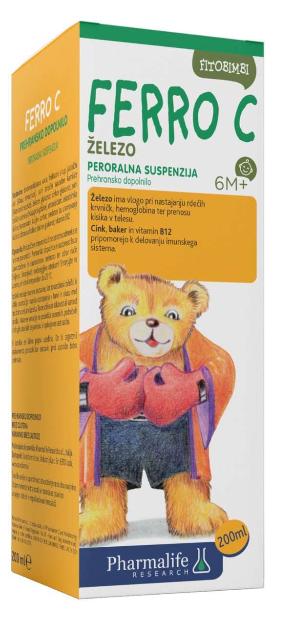 Fitobimbi Ferro C peroralna suspenzija, 200 ml Fitobimbi Ferro C peroralna suspenzija, 200 ml
