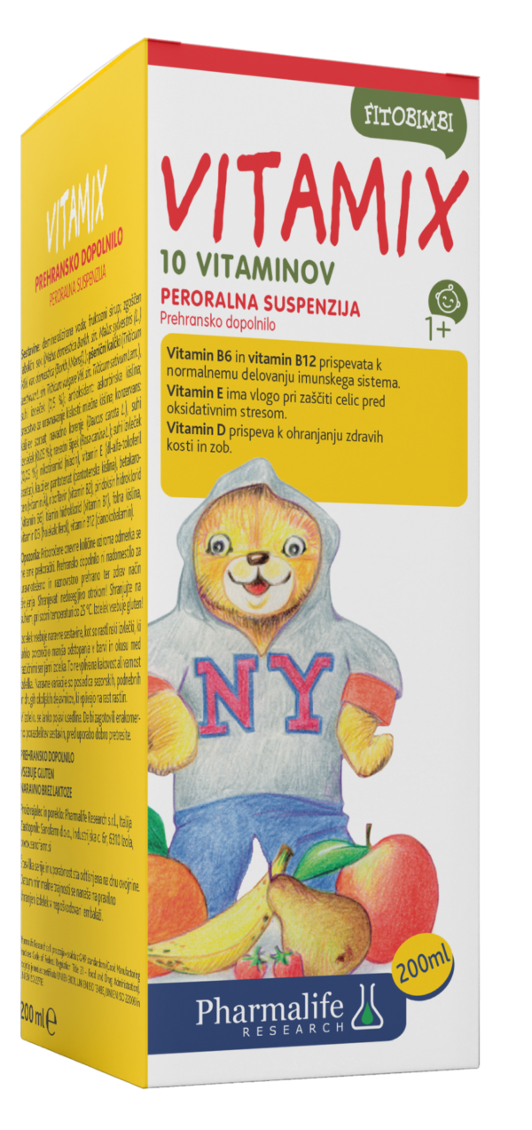 Fitobimbi Vitamix peroralna suspenzija, 200 ml Fitobimbi Vitamix peroralna suspenzija, 200 ml