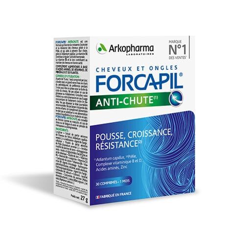 Forcapil Anti-chute tablete za lase nagnjene k izpadanju, 30 tablet Forcapil Anti-chute tablete za lase nagnjene k izpadanju, 30 tablet