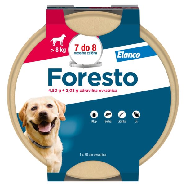Foresto insekticidna ovratnica za pse nad 8 kg, 1 ovratnica Foresto insekticidna ovratnica za pse nad 8 kg, 1 ovratnica