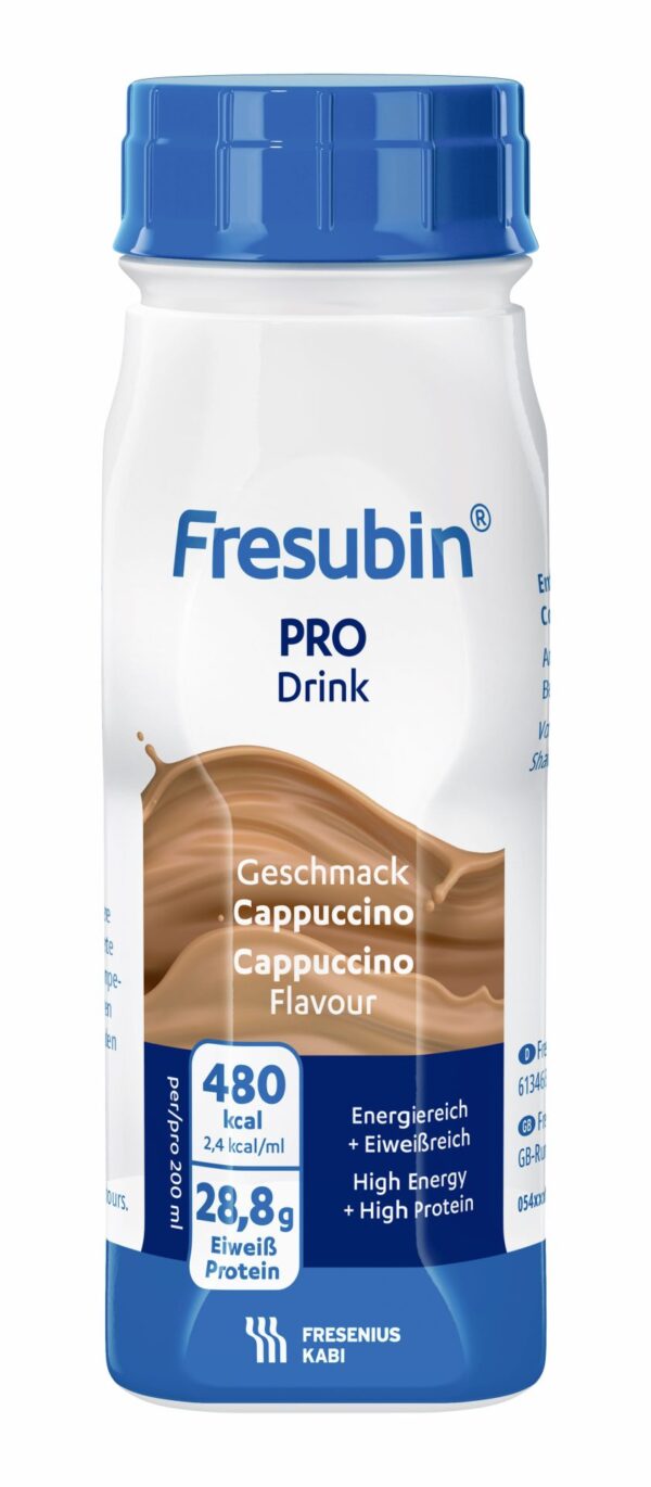 Fresubin PRO DRINK – okus kapučino, 4 x 200 ml Fresubin PRO DRINK – okus kapučino, 4 x 200 ml