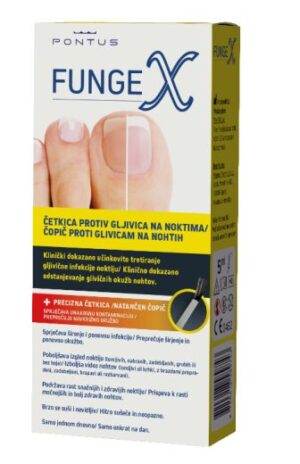 FungeX čopič proti glivicam na nohtih, 1 čopič FungeX čopič proti glivicam na nohtih, 1 čopič
