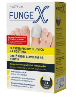 FungeX obliž proti glivicam na nohtih, 14 obližev FungeX obliž proti glivicam na nohtih, 14 obližev