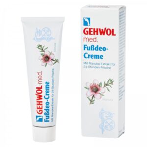 Gehwol Med dezodorirna krema za stopala, 75 ml