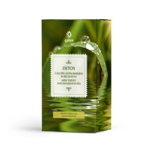 Galex Detox zeliščni čaj s pegastim badljem in regratom, 80 g Galex Detox zeliščni čaj s pegastim badljem in regratom, 80 g