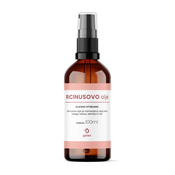 Galex Ricinusovo olje hladno stiskano, 100 ml Galex Ricinusovo olje hladno stiskano, 100 ml