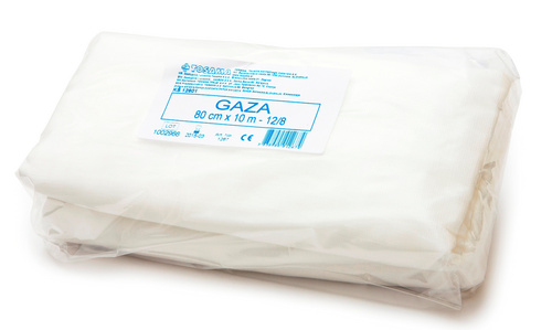 Gaza beljena 80 cm x 10 m, 1 nesterilna gaza Gaza beljena 80 cm x 10 m, 1 nesterilna gaza