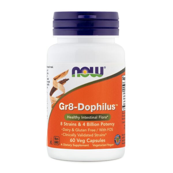NOW Gr8-Dophilus, 60 kapsul NOW Gr8-Dophilus, 60 kapsul