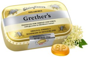 Grether’s pastile z okusom bezga – brez sladkorja, 110 g