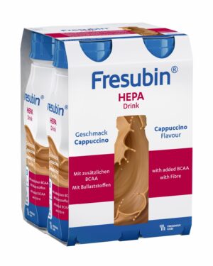 Fresubin Hepa DRINK - okus kapučino, 4 x 200 ml
