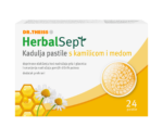 HerbalSept žajbljeve pastile s kamilico in medom, 24 pastil HerbalSept žajbljeve pastile s kamilico in medom, 24 pastil