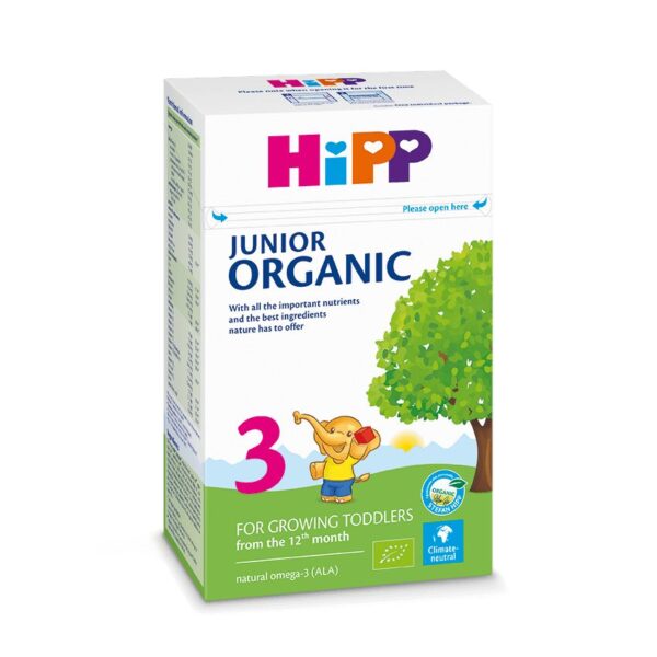 HiPP 3 Organic Junior nadaljevalno mleko, 500 g HiPP 3 Organic Junior nadaljevalno mleko, 500 g
