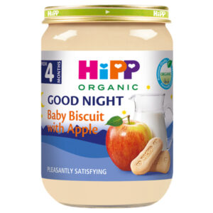 HiPP Good Night mlečno-žitna kašica Baby keks z jabolki BIO, 190 g