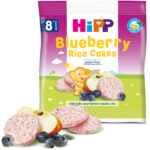 HiPP Riževi vaflji z borovnico BIO, 30 g HiPP Riževi vaflji z borovnico BIO, 30 g