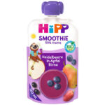 HiPP Smoothie jabolka, hruške in borovnice BIO, 120 ml HiPP Smoothie jabolka, hruške in borovnice BIO, 120 ml