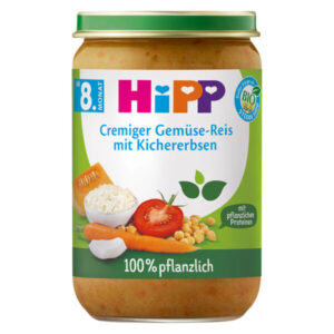 HiPP kremni zelenjavni riž s čičeriko BIO, 220 g
