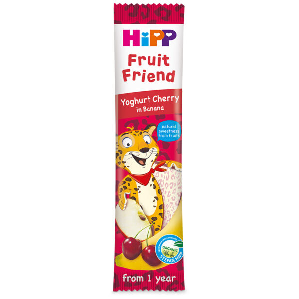 HiPP sadna ploščica banana, jabolko, jogurt in višnja BIO, 23 g HiPP sadna ploščica banana, jabolko, jogurt in višnja BIO, 23 g