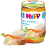 HiPP zelenjava z rižem in teletino BIO, 220 g