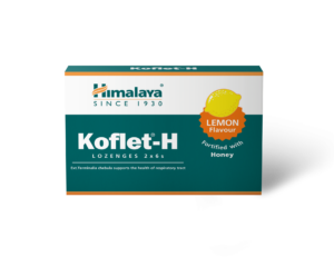 Himalaya Koflet-H pastile z okusom limone, 12 pastil