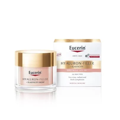 Eucerin Hyaluron-Filler + Elasticity Rosé dnevna krema ZF30, 50 ml Eucerin Hyaluron-Filler + Elasticity Rosé dnevna krema ZF30, 50 ml