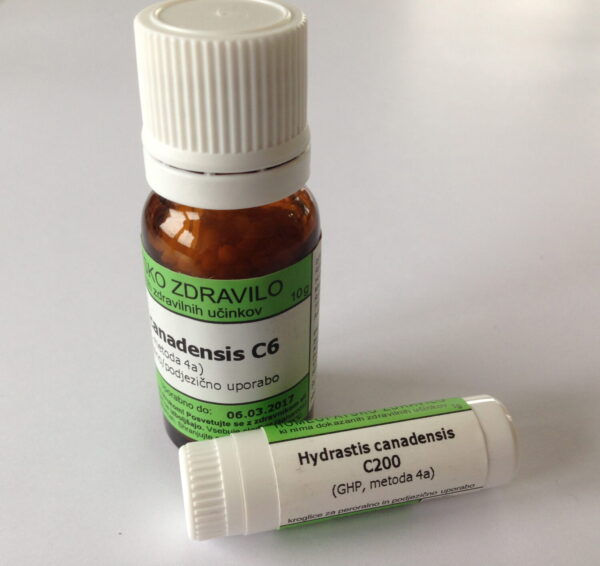 Hydrastis canadensis C200 homeopatske kroglice, 1 g