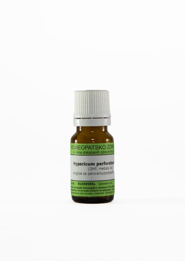 Hypericum perforatum C12 homeopatske kroglice, 1 g Hypericum perforatum C12 homeopatske kroglice, 1 g
