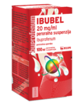 Ibubel 20 mg/ml peroralna suspenzija, 100 ml Ibubel 20 mg/ml peroralna suspenzija, 100 ml