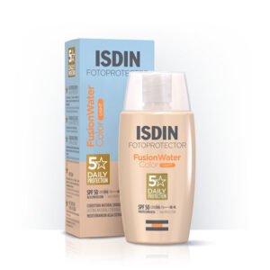 ISDIN Fotoprotector Fusion Water Color obarvana krema za zaščito pred soncem (light) ZF50, 50 ml