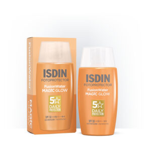 ISDIN Fotoprotector Fusion Water Magic Glow izjemno lahka krema ZF50, 50 ml