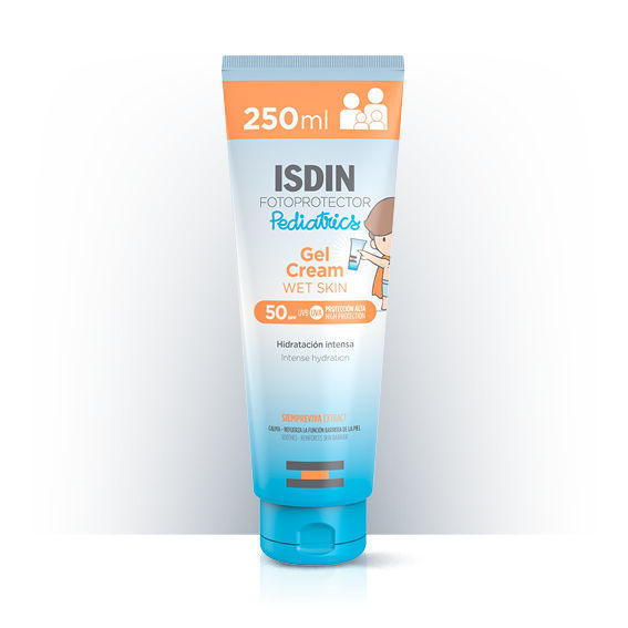 ISDIN Fotoprotector Pediatrics Wet Skin gel krema za telo ZF50, 250 ml ISDIN Fotoprotector Pediatrics Wet Skin gel krema za telo ZF50, 250 ml