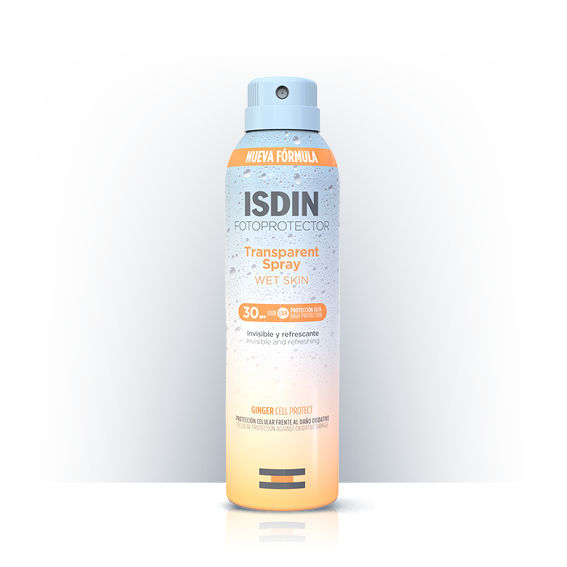 ISDIN Fotoprotector Transparent Spray Wet Skin prozoren sprej za telo ZF30, 250 ml ISDIN Fotoprotector Transparent Spray Wet Skin prozoren sprej za telo ZF30, 250 ml