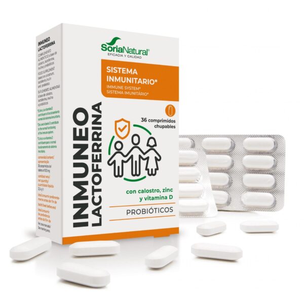 Soria Natural Inmuneo Laktoferin tablete, 36 tablet