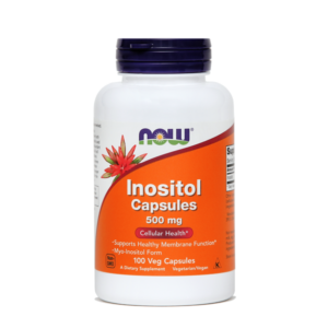 NOW Inozitol (mio-inositol) 500 mg, 100 kapsul