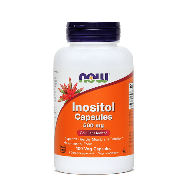 NOW Inozitol (mio-inositol) 500 mg, 100 kapsul NOW Inozitol (mio-inositol) 500 mg, 100 kapsul