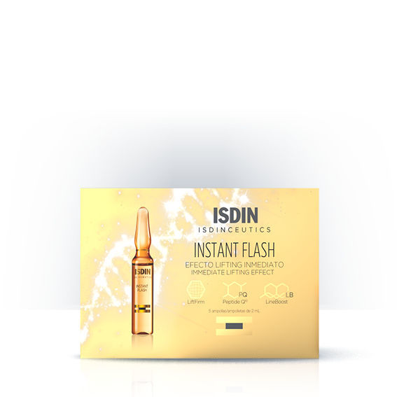ISDIN Isdinceutics Instant Flash raztopina za takojšen učinek liftinga ampule, 5 x 2 ml ISDIN Isdinceutics Instant Flash raztopina za takojšen učinek liftinga ampule, 5 x 2 ml