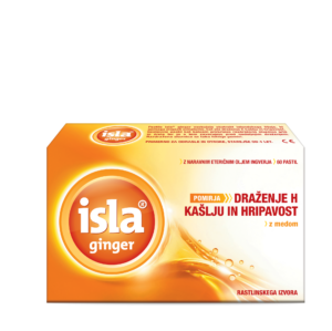Isla Ginger pastile, 60 pastil